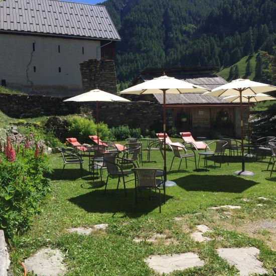 terrasse la baita du loup