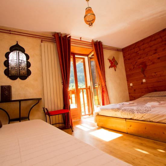 chambre d'hôtel la baita du loup 5 personnes