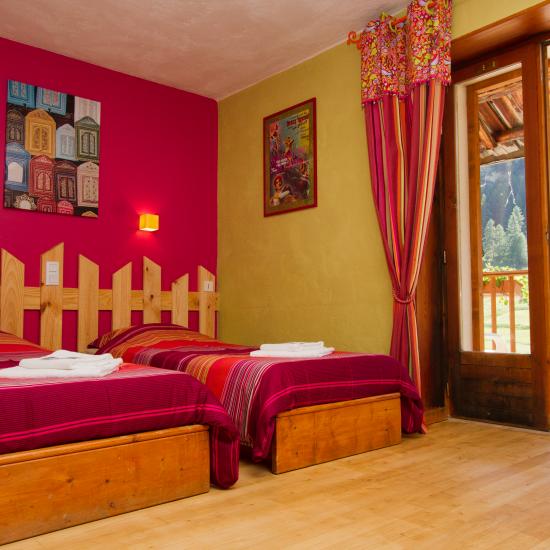 chambre d'hôtel la baita du loup 5 personnes